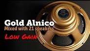 Celestion Alnico Gold shootout, vs 21 speakers