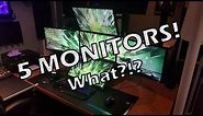 5 MONITORS! WHY?!? | 5th Monitor Setup Showcase