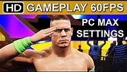 WWE 2K15 PC Gameplay John Cena Vs Brock Lesnar [1080p HD 60FPS Max Settings] WWE 2K15 PC