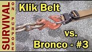 Klik Belt Cobra Buckle Tactical Belt -Riggers Belt Extreme Test