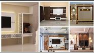 Best 30 TV Unit Design With Pooja mandir || Pooja unit Design in Living Room #differentdesigns