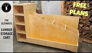 The Ultimate Lumber Storage Cart (Free Plans)