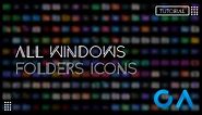 How to get all windows 11 folder icons