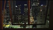 DOWNTOWN LOS ANGELES City View Night - Relaxing Video w/City Sounds