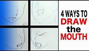 How to Draw Anime: Mouth (4 Ways) -