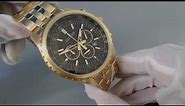 Men's Gold Citizen Chronograph Stainless Steel Watch AN8062-51E