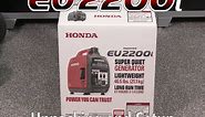 Honda EU2200i Generator Unpacking and Setup