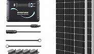 Renogy 200 Watts 12 Volts Monocrystalline RV Solar Panel Kit with Adventurer 30A LCD PWM Charge Controller and Mounting Brackets for RV, Boats, Trailer, Camper, Marine, Off-Grid Solar Power System