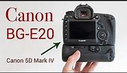 Canon BG-E20 Review - 5D Mark IV Battery Grip!