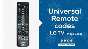 What Are the Universal Remote Codes [ How to Enter LG TV Service Menu Code ] @smart4homes