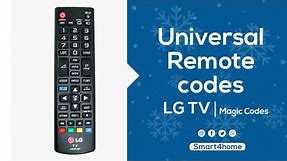 What Are the Universal Remote Codes [ How to Enter LG TV Service Menu Code ] @smart4home918