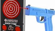 LaserLyte Quick Tyme Laser Trainer Target with Point of Impact Display and Timed Games for Reactive Laser Shooting and Dry Fire Practice