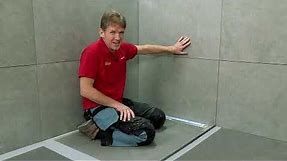 Installing an Infinity Single Fall Wetroom Shower Tray