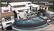 BILLIONAIRE'S MANSION: Biggest Sims 4 Mansion I've Ever Built! [No CC] - Speed Build | Kate Emerald