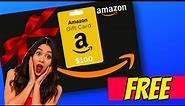 Free Amazon Gift Card - Free Amazon $100 Gift Card Codes (2023)