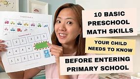 10 Basic Preschool Math Skills and Hands-on Math Activities for Preschoolers