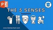 The Five Senses PowerPoint Lesson | Games4esl