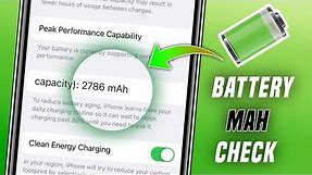 How To Check iPhone Battery Mah | How To Find iPhone Battery Mah | iPhone Me kitne Mah Ki Battery |