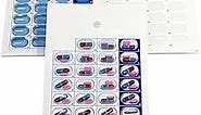 Monthly Pill Organizer Cold Seal Medication Blister Cards – DIY Pharmacy Pill Packaging for Medication, Disposable, Easy to Use, Just Fill and Seal (31 Day-6 Packs)