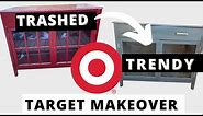 Target TV Stand Makeover | Target Wyndham Furniture Hack | Trash to Treasure
