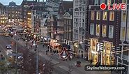 【LIVE】 Live Cam Amsterdam - Damrak Street | SkylineWebcams