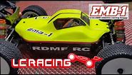 LC Racing EMB-1 1/14 Buggy Unboxing Reveal and First Run on Carpet Losi Mini 8ight Truggy Mini RC