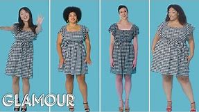 Women Sizes 0 Through 26 Try On the Same Short Dress | Glamour