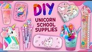 DIY Unicorn Themed Craft Ideas - SUPER CUTE UNICORN SCHOOL SUPPLIES - Awesome Crafts for Girls