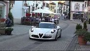 White Alfa Romeo 4C - Sound