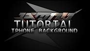 Photoshop Tutorial - How to make a Custom iPhone Background