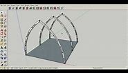 Gothic Arch Greenhouse Plan Tutorial: 3 . Construction