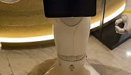 Pepper PARLOR café featuring human interaction humanoid robot and Servi from SoftBank Robotics