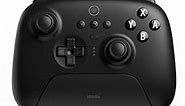 8Bitdo Ultimate Bluetooth Controller with Charging Dock, Wireless Pro Controller with Hall Effect Sensing Joystick, Compatible with Switch, Windows and Steam Deck(Black)