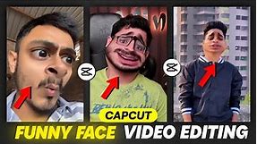 Funny Face Video Editing In Capcut | Funny Face Video Kaise Banaye | Funny Face Shorts Video Editing