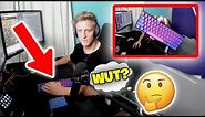 Tfue Explains Why He Plays With a Vertical Keyboard! (Tfue Sideways Keyboard)