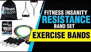 Fitness Insanity Resistance Band Set - Bands with Waterproof Carrying Case Review 2018