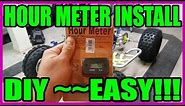 How To Install an Hour Meter | EASY!