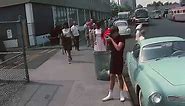 New York 1960s 60fps, added sound w color remaster