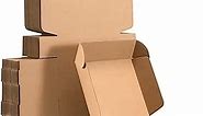 DUZCLI 12x9x3 Shipping Boxes Set of 20, Medium Kraft Corrugated Cardboard Boxes - for Small Business Supplies Packaging, Packing Boxes, Mailer Boxes and Gift Box