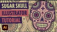 Vector Sugar Skull Illustrator Tutorial