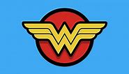 How to Draw the Wonder Woman Logo