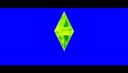 The Sims Diamond on Blue screen