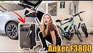 Anker's LARGEST Power Station Yet! The Solix F3800 Will Blow Your Mind & Charge Your EV