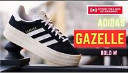 Adidas Gazelle Bold W on triple platform after a season of wearing (with some traces of using)