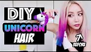 DIY Unicorn Hair Tutorial | Wengie | Easy & Washable!!
