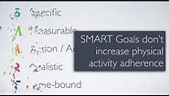SMART Goals are not Smart: They Don't Increase Physical Activity
