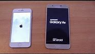 Samsung Galaxy A8 vs iPhone 6 - Speed Test HD