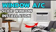 How To Install Window AC Unit With Horizontal Sliding Window