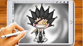 How to Draw and Color a Cute Anime (Bleach)| Kenpachi | Digital Drawing | Step by Step | SG Art Room