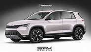 New Skoda Electric Crossover Believably Previewed In This Rendering